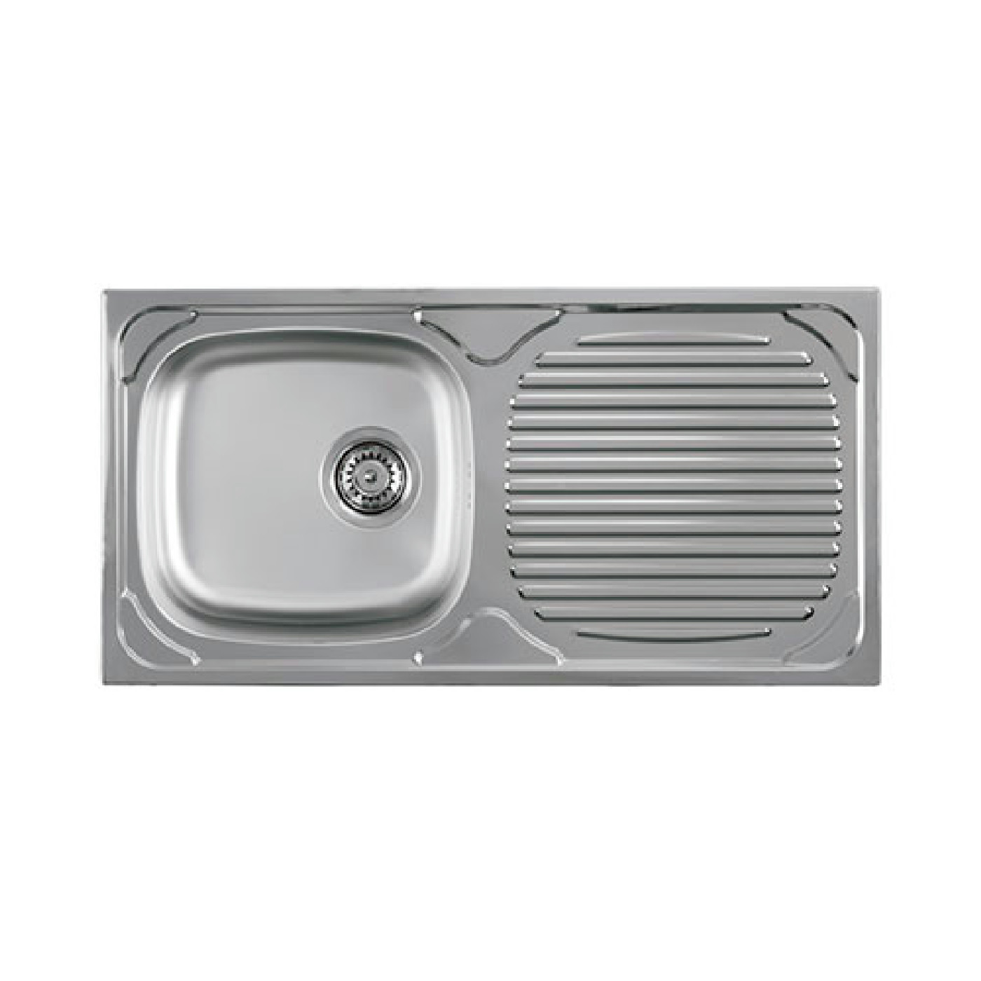 Metalac Luna 1D inox-uni,fi90 860x435