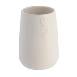 Tendance Čaša za četkice dolomit bath keramika 12,2x8,5cm bela