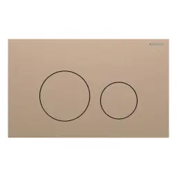 Geberit Sigma40 Round tipka za dvokoličinsku tehniku ispiranja brušeno roze zlato easy-to-clean 115.628.QB.1