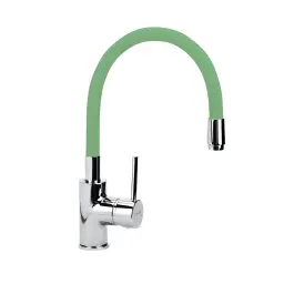 Minotti za sudoperu TUBO sa 3 Cevi gibljiva lula tirkizno zelena 6141-3TG