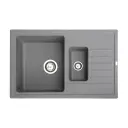 Metalac X Granit Quadro PLUS 1.5D 780x500 fi 90 sa sifonom Grafit 372988