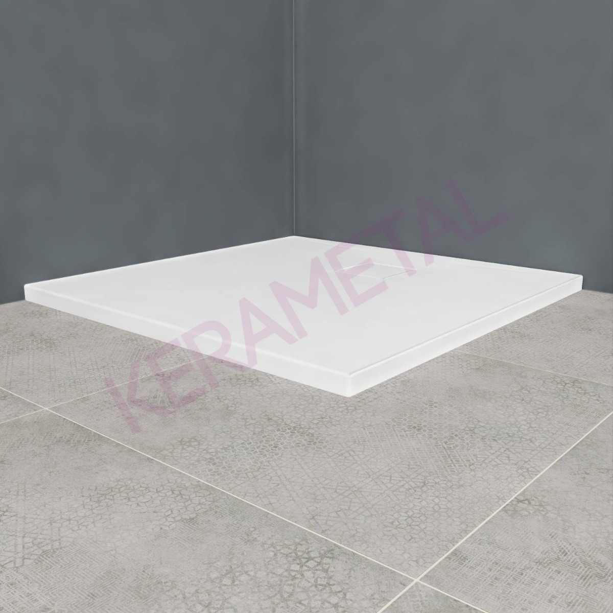 Kolpa Tuš kada Serra Q90x90 - Modifikovani akril Bela 576440