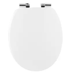 Tendance Wc daska mdf sa metalnim okovima soft close 37,5x46 cm bela