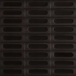 Marazzi Confetto Nero STR. 3D Savoiardo 5x15cm MEUX