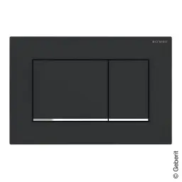 Geberit tipka Sigma 30 Crna /sjajna/hrom 115.883.14.1