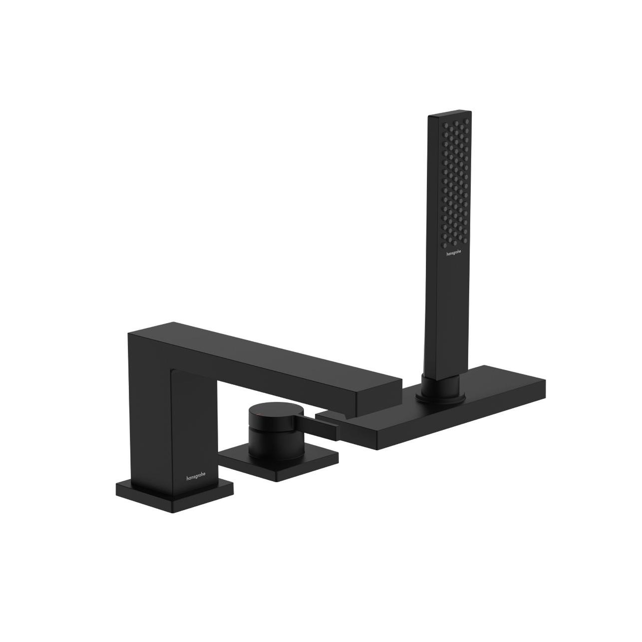 Hansgrohe Tecturis E ugradna za kadu na 3 rupe matt black 73443670