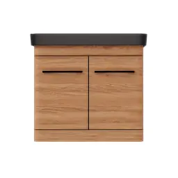 Pino Art ormarić sa umivaonikom Black Luxor 60V Drvo 1089