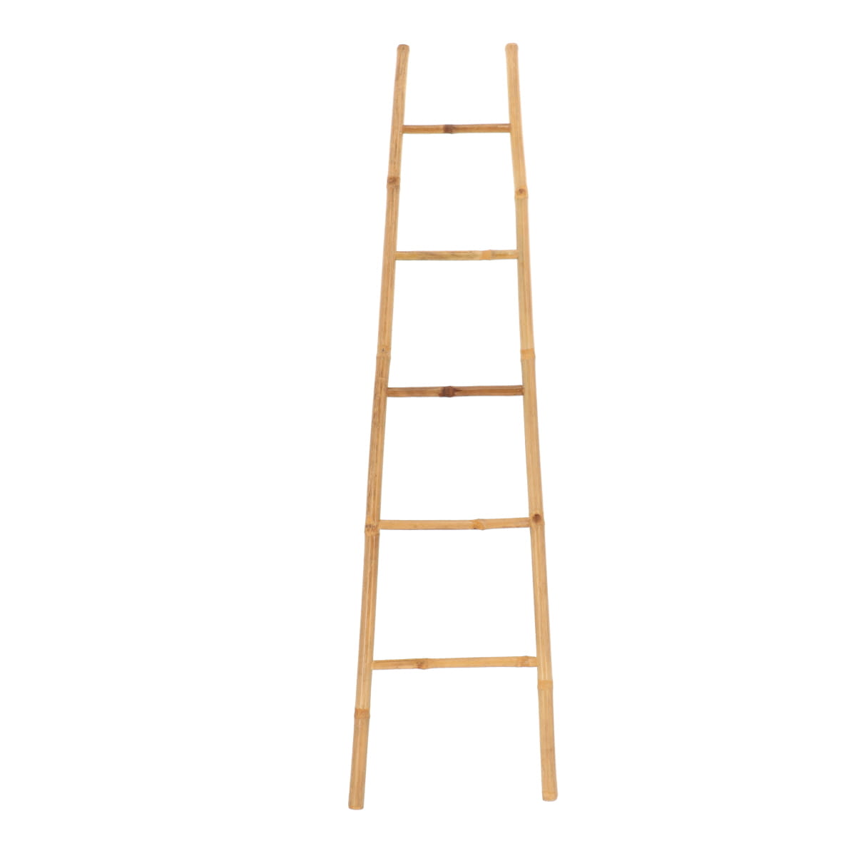 Tendance Držač peškira u obliku merdevina sa 5 PREČKI 40X25X150CM BAMBUS SIVA