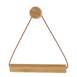 Tendance Držač toalet papira samolepljivi 19x18.3x4 cm bambus/braon