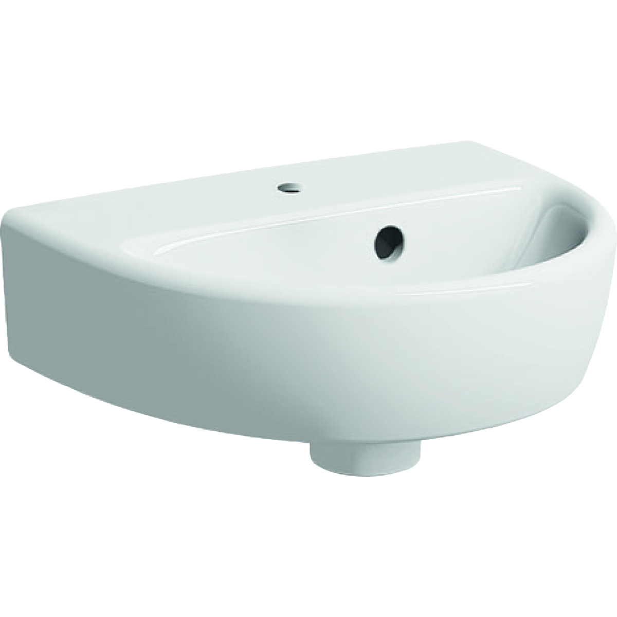 Geberit Selnova Umivaonik 36x29cm asimetričan preliv 500.320.01.1