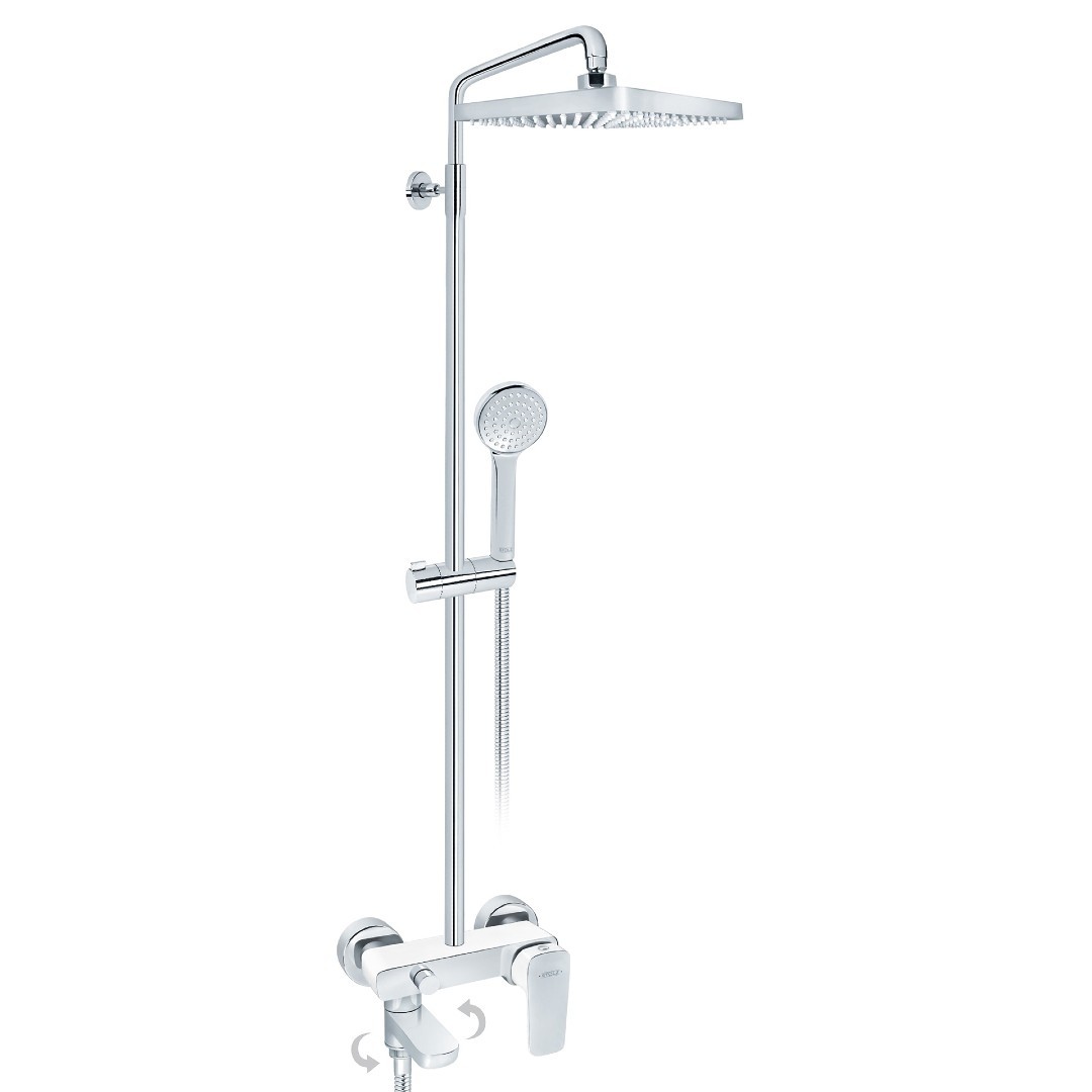 Rosan Stolz White Usponski tuš sa izlivom 137352W
