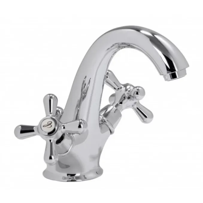 Emmevi dvoručna za lavabo DECO hrom