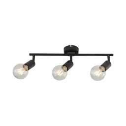 Braytron Plafonjera 3-Glava E27 Crni BV04-00032