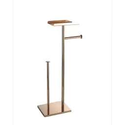 Držač Toalet Papira Stojeći sa Policom WT-818-RG Rose Gold