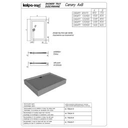Kolpa Canary 90x75/O