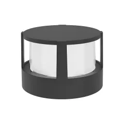 Braytron LED Zidna Svetiljka Okrugla 15W Sivi CCT IP65 BG38-01482