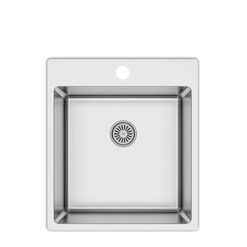 Metalac Ideal 400B Inox usadna 450x505 sa sifonom fi90 362630