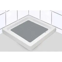 Tendance Guma za kadu 53x53cm pvc tamno siva