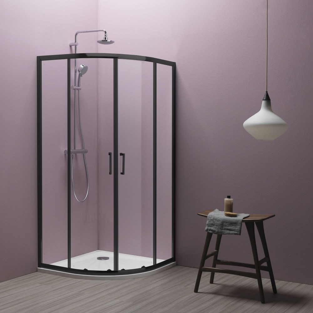 Kolpa Eco Quat Tuš kabina TKP 80/K Black 515290