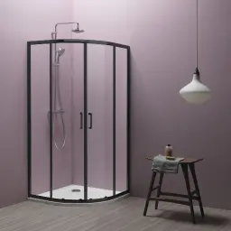 Kolpa Eco Quat Tuš kabina TKP 80/K Black 515290