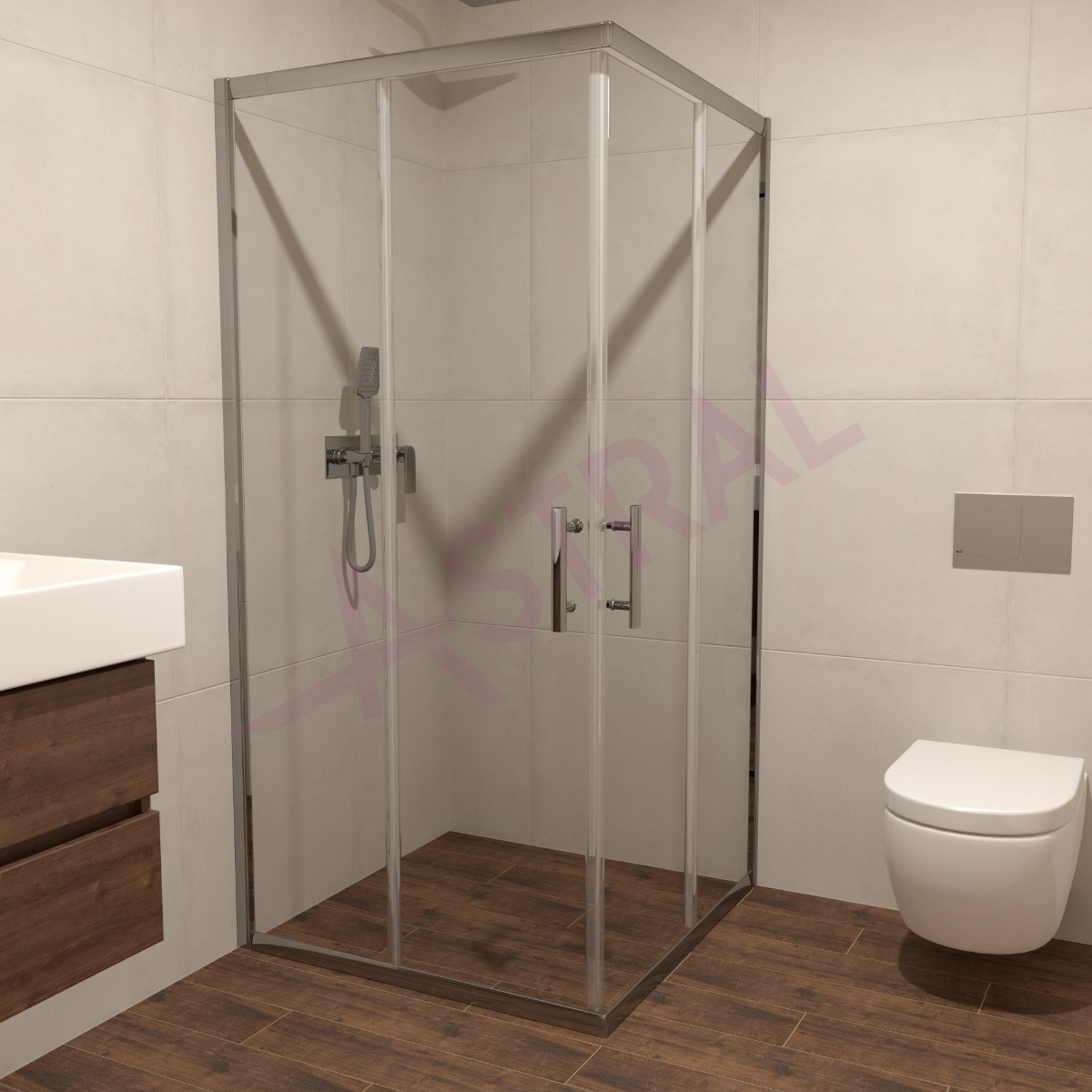 Astral Loft Lux K90x195 6mm tuš kabina