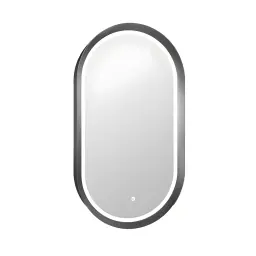Copen LED ogledalo 50×90 sa alu ramom gunmetal C-06-102GM