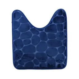 Tendance Tepih oko wc solje pebble 45x50cm memo pena mikrofiber plava