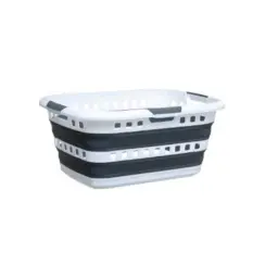 Five Korpa za veš 45l 62x44x27,5 cm pp siva