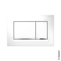 Geberit tipka Sigma 30 Bela/sjajna hrom/bela 115.883.KJ.1