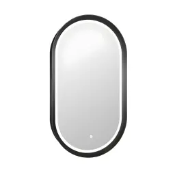 Copen LED ogledalo 50×90 sa alu ramom mat crno C-06-102MB