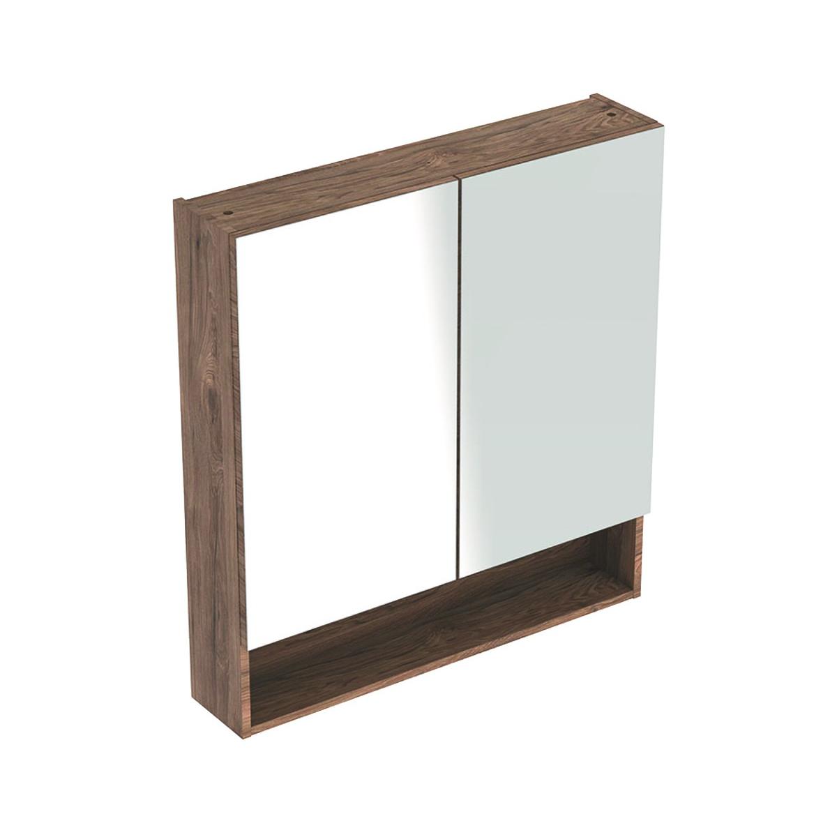 Geberit Selnova Square ormarić sa ogledalom sa dvoje vrata orah 788cm 501.270.00.1