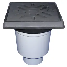 HL606.1 Perfekt slivnik DN110 vertikalni 244x244 mm plastika /226x226 mm…