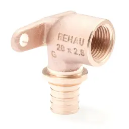 Rehau koleno zidno RAUTITAN RX+ UN, 20-1/2, kraće 14563591001