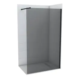 COPEN MONTE Walk-in DARK 900×2000 crni mat ram 8mm grey staklo C-02-SB90G