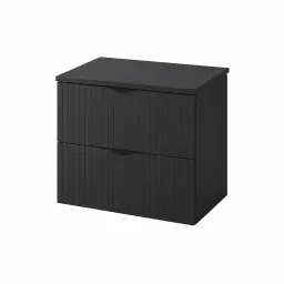 Cersanit Tirso Set 60cm Crna (Ormarić sa fiokama + Radna ploča)