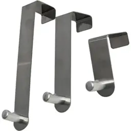 Tendance Kukice set 3kom 4,5x2,8x6cm inox siva