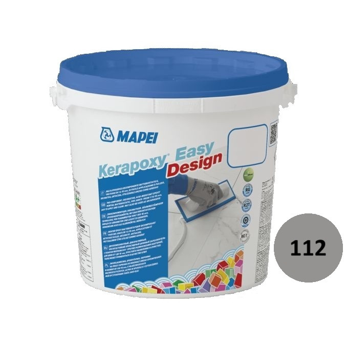 Mapei Kerapoxy easy design 112 Srednje Siva kantica 3 kg
