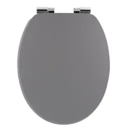 Tendance Wc daska mdf sa metalnim okovima soft close 37,5x46 cm siva