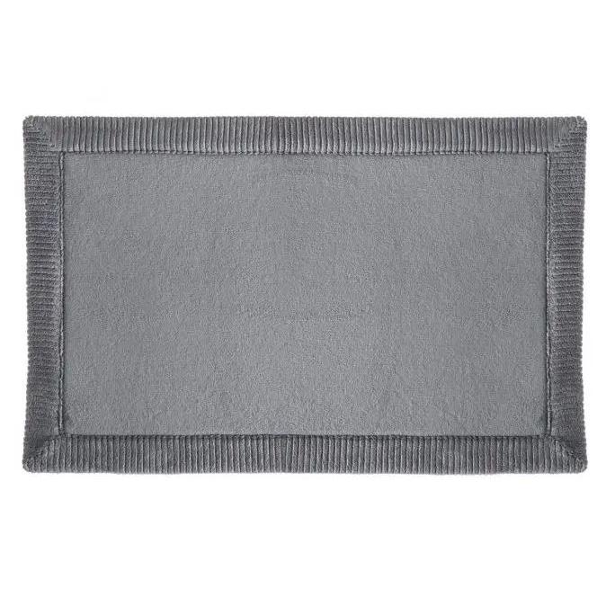 Five prostirka za KUPATILO MODERN 80X50CM poliester/PU/PVC SIVA