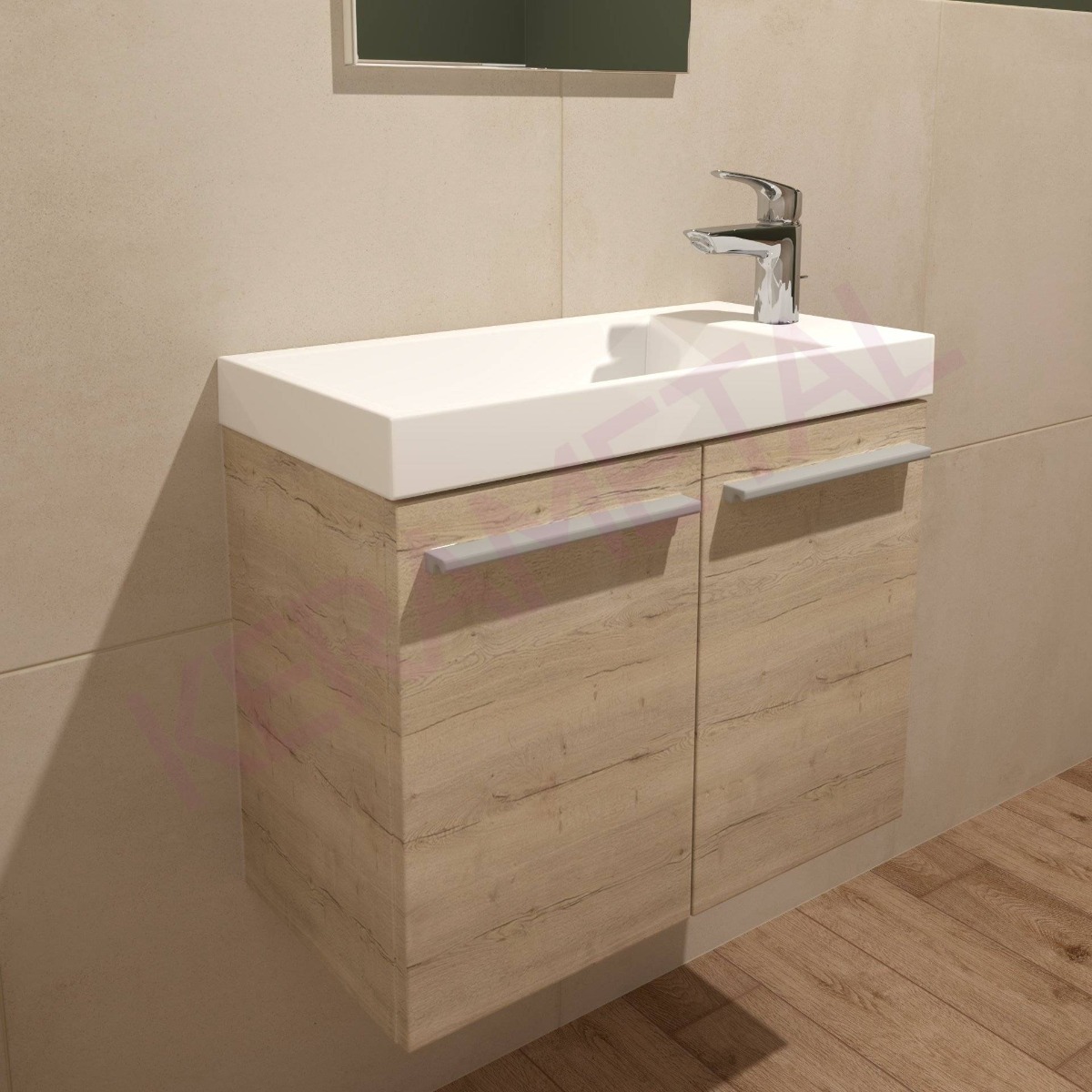 Kolpa Kiki ormarić sa umivaonikom OUK 60cm Craft wood 547650