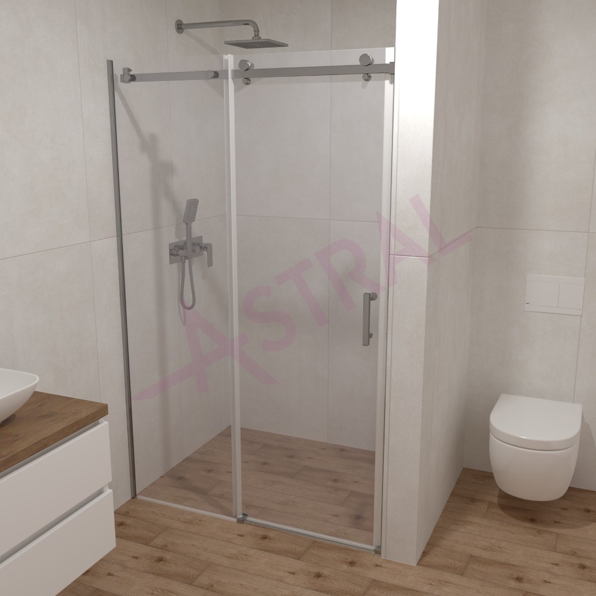 Astral Leo TUŠ PARAVAN 120x195cm/8mm Nano easy