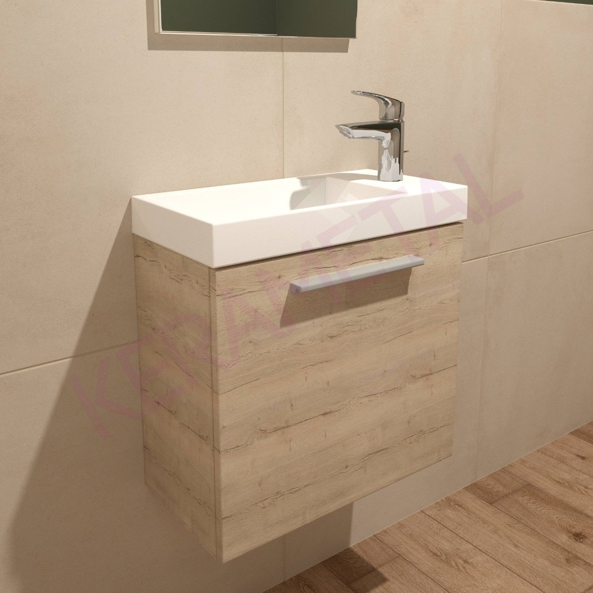 Kolpa Kiki ormarić sa umivaonikom OUK 50cm Craft wood 547620