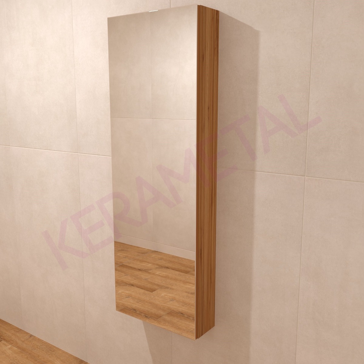 Kolpa ormarić s ogledalom Malaya M 1302/15 Natur oak 573760