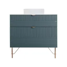 Pino Art Line Ormarić sa okruglim umivaonikom 90 Compact Zeleni 1101ZEL