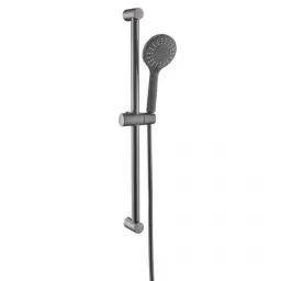 Inter Ceramic Nosač tuša sa crevom 1,5m i tuš ručicom 6f gun grey