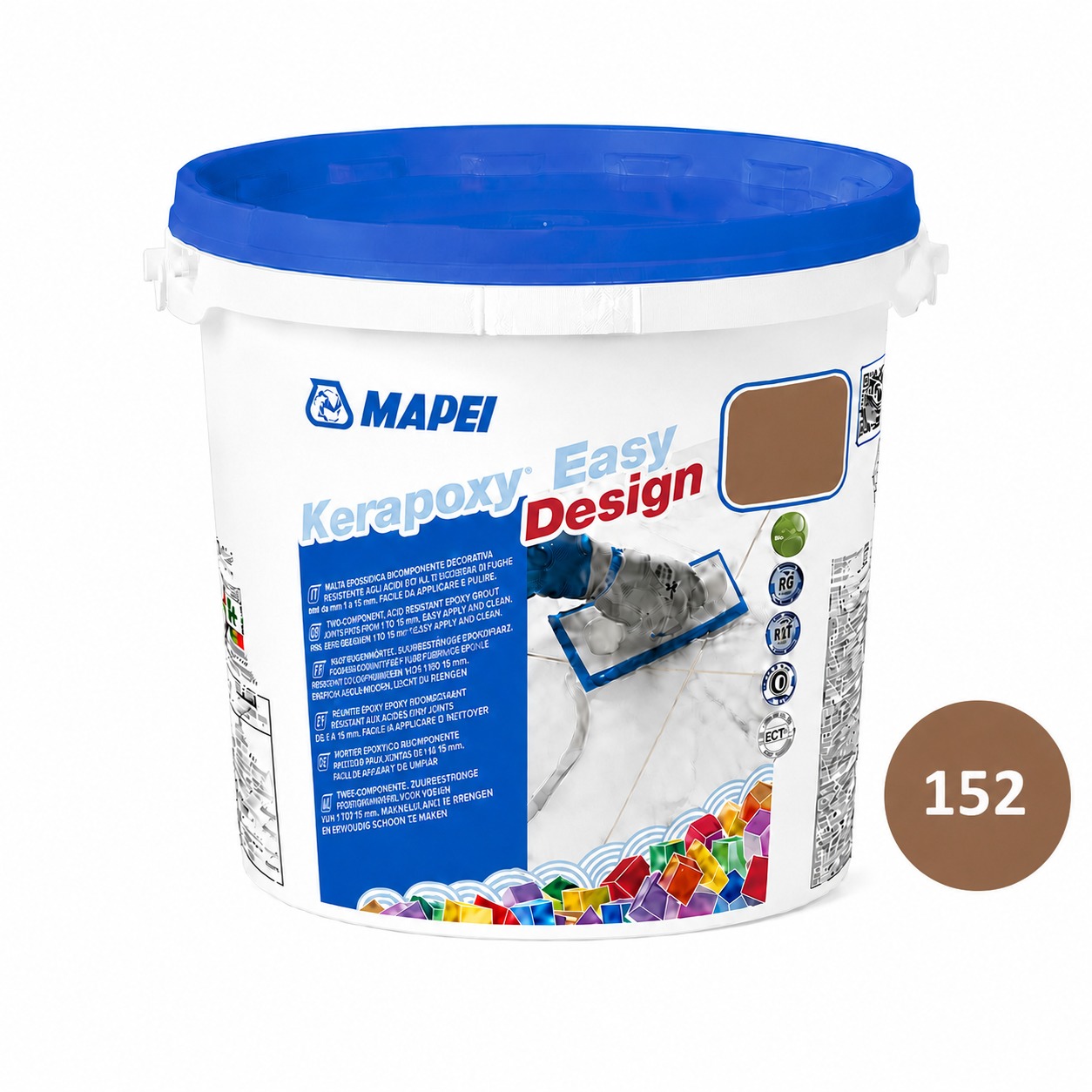Mapei Kerapoxy easy design 152 Zemljano smeđa kantica 3 kg