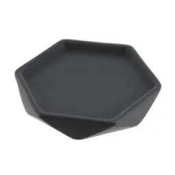 Tendance Posuda za sapun dijamant 2x11,5 cm keramika tamno siva