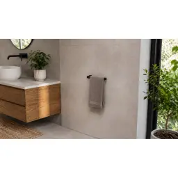 Lino držač peškira 250mm black (crni)