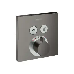 Hansgrohe ShowerSelect mešač termostatski za tuš kadu 2 funkcije Brushed Black Chrome15763340
