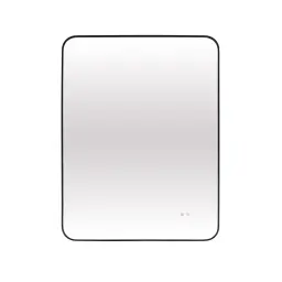 Hydra LED Ogledalo sa crnim ramom, anti-fog i dimerom 600x800 [DH-L2304]
